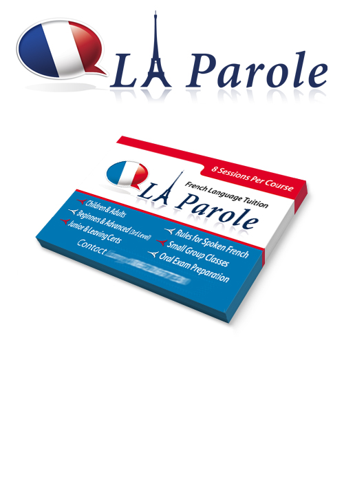 Graphic Design Business Cards La Parole