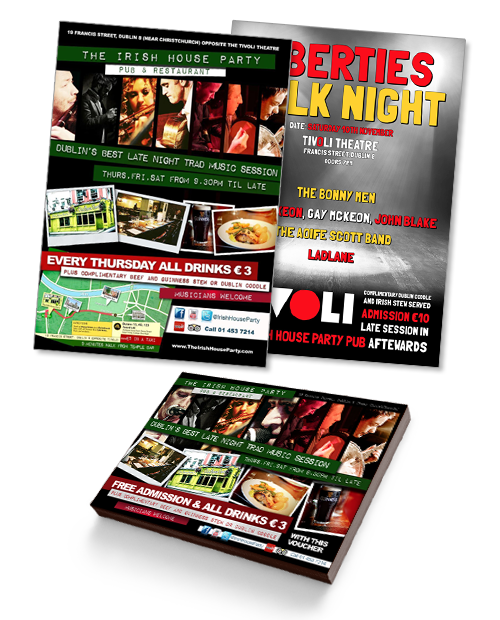 Flyers Print Design The Irish House Party